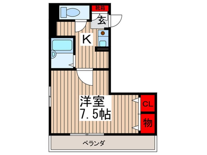 間取り図 シャレ－馬橋