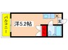 クレール新百合 1Rの間取り