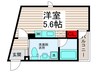 LAUREL西新井栄町 1Rの間取り