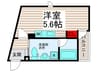 LAUREL西新井栄町 1Rの間取り