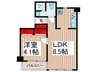 オーキッドレジデンス清澄白河 1LDKの間取り