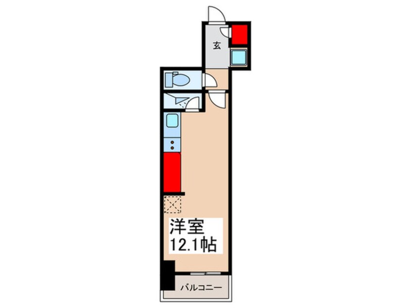 間取図 ザ・パークハビオ日本橋三越前