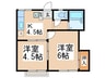 エステ－トピア福島 2Kの間取り