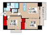 ラグゼナ東陽町 2LDKの間取り