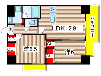 間取図 ラグゼナ東陽町