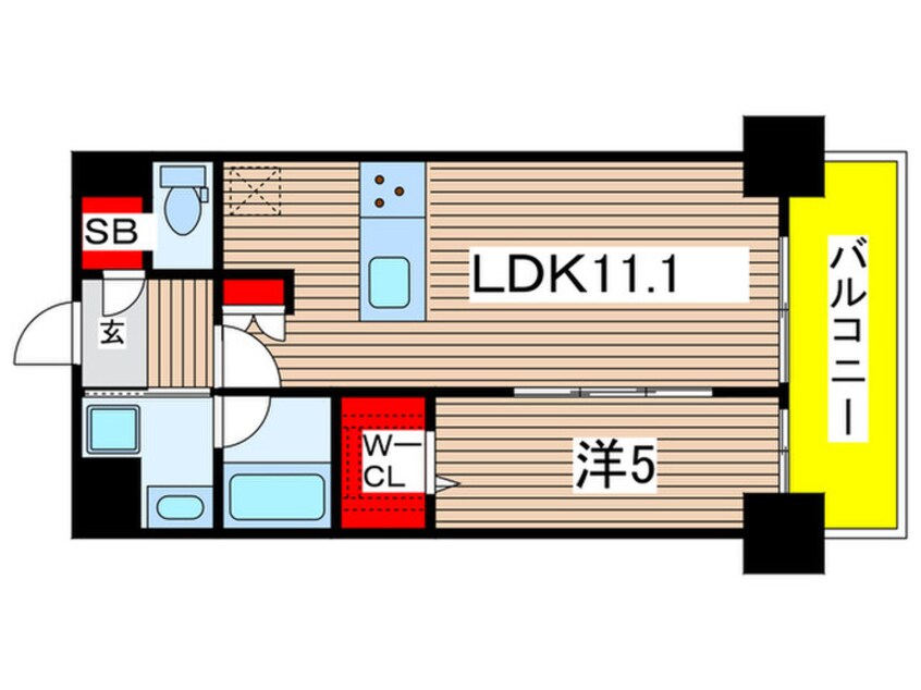 間取図 ラグゼナ東陽町