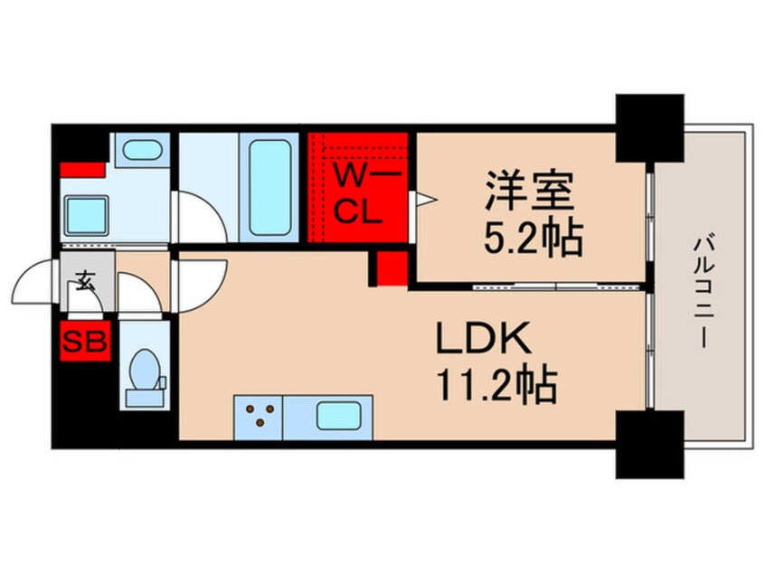 間取図 ラグゼナ東陽町