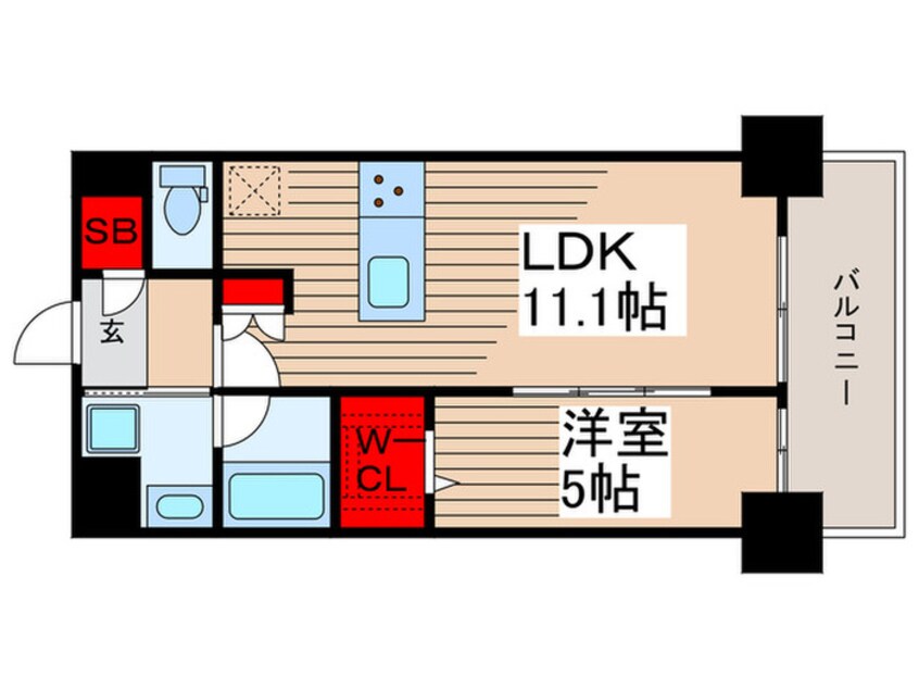 間取図 ラグゼナ東陽町