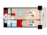 ラグゼナ東陽町 1LDKの間取り