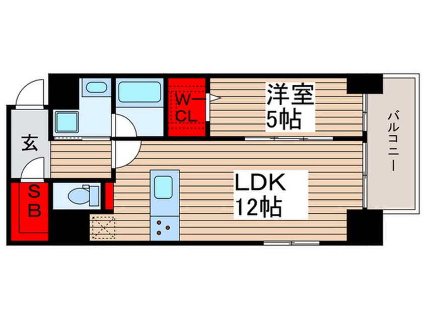 間取図 ラグゼナ東陽町