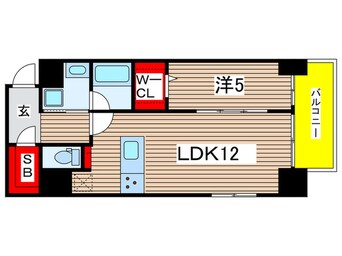 間取図 ラグゼナ東陽町