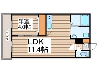 間取図 ジーメゾン谷塚パックス