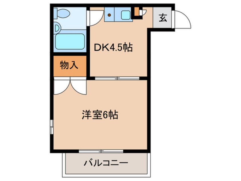 間取図 サンモ－ル第３青葉台