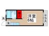 コ－ポふろうら 1Rの間取り