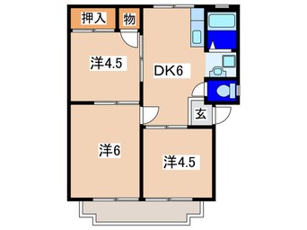 間取図 クレアーレ・カザ