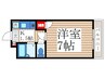 堀川マンション 1Kの間取り