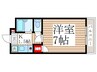 堀川マンション 1Kの間取り