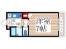 堀川マンション 1Kの間取り