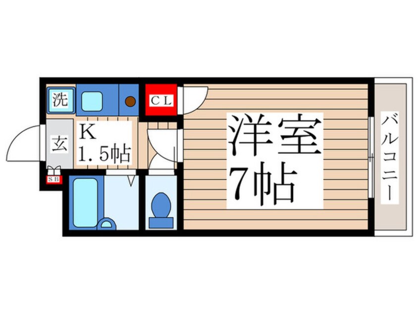 間取図 堀川マンション