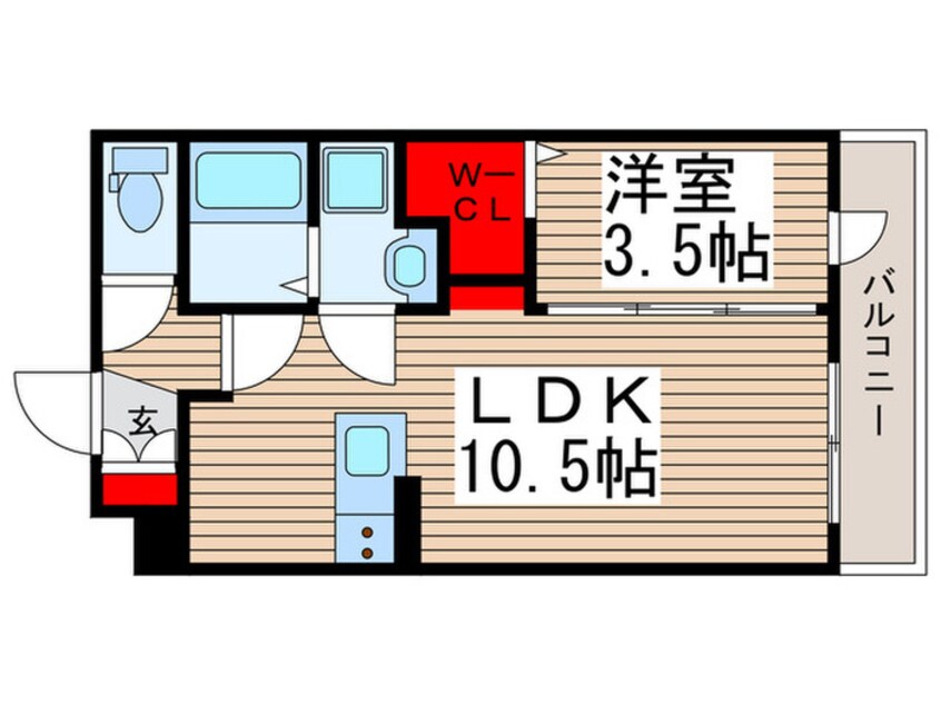 間取図 CRESCENT　COURT