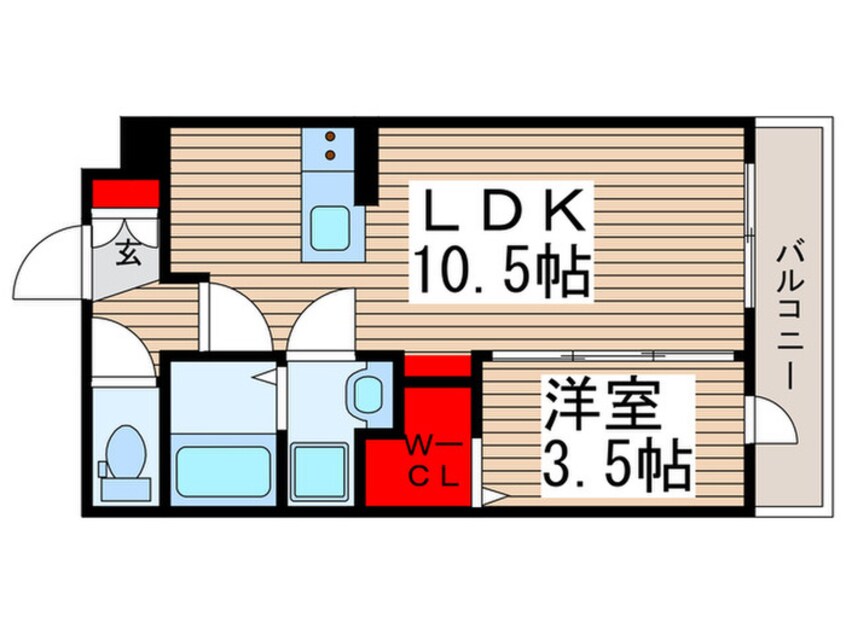 間取図 CRESCENT　COURT