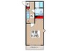 CRESCENT　COURT 1Kの間取り