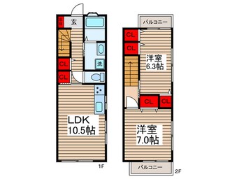 間取図 シダーテラス