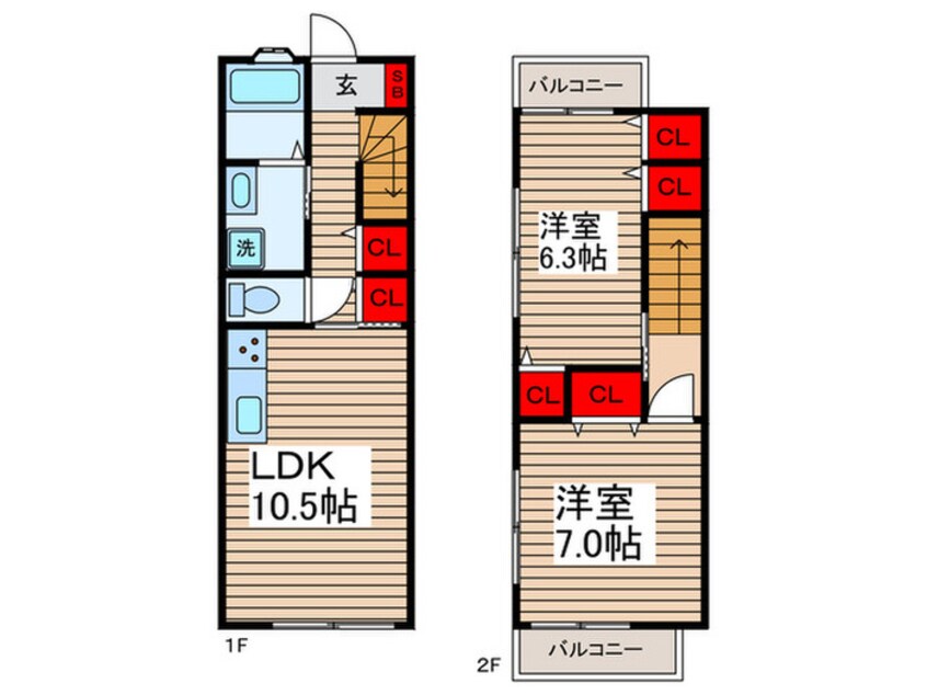 間取図 シダーテラス