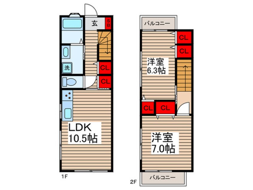 間取図 シダーテラス