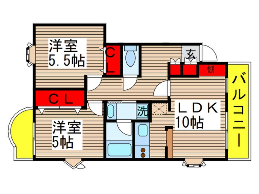 間取図 カサグランデⅢ参番館