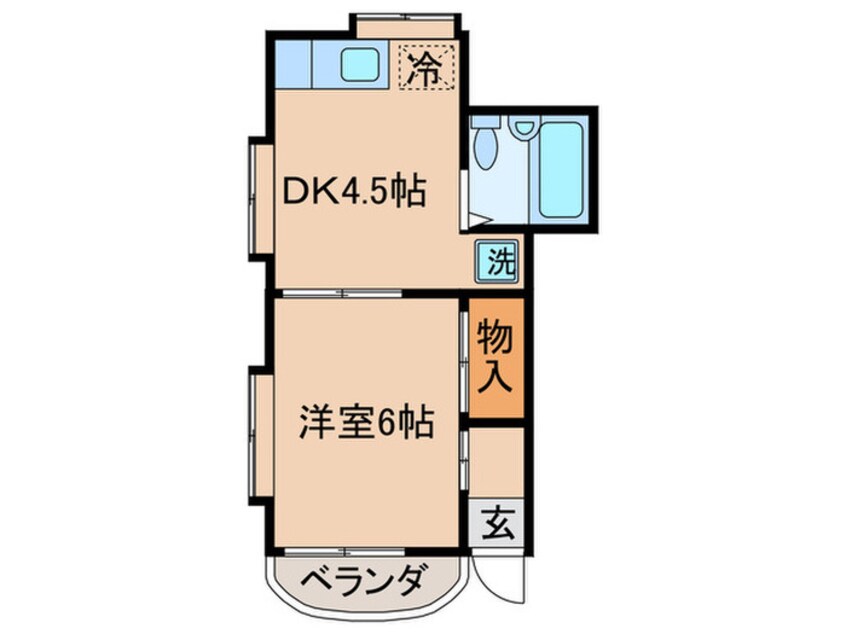 間取図 スタ－ハイツ