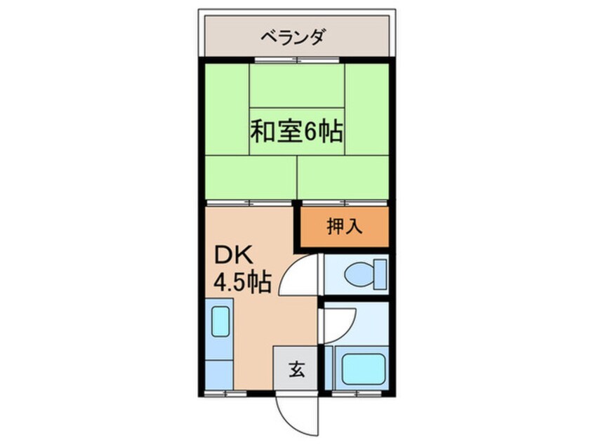 間取図 今井コーポ