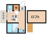 パストラル荻窪 1Rの間取り