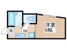 エスポワール平井 1Kの間取り