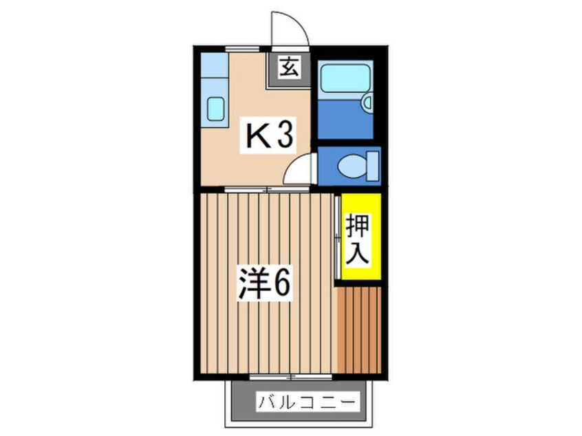 間取図 サンフロ―ラ