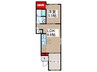 ル・トロ 1LDKの間取り