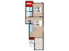 ル・トロ 1LDKの間取り