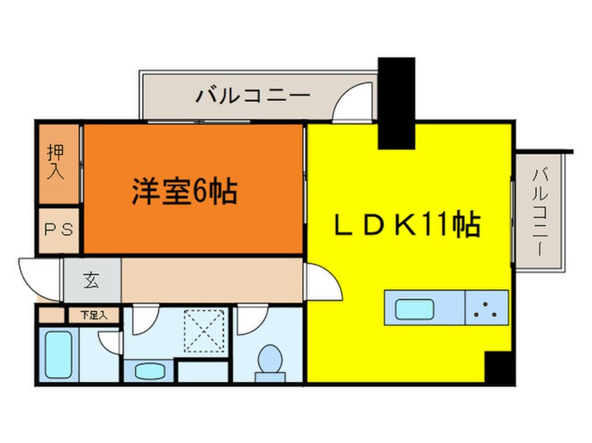 間取図 ベルフレ－ル練馬