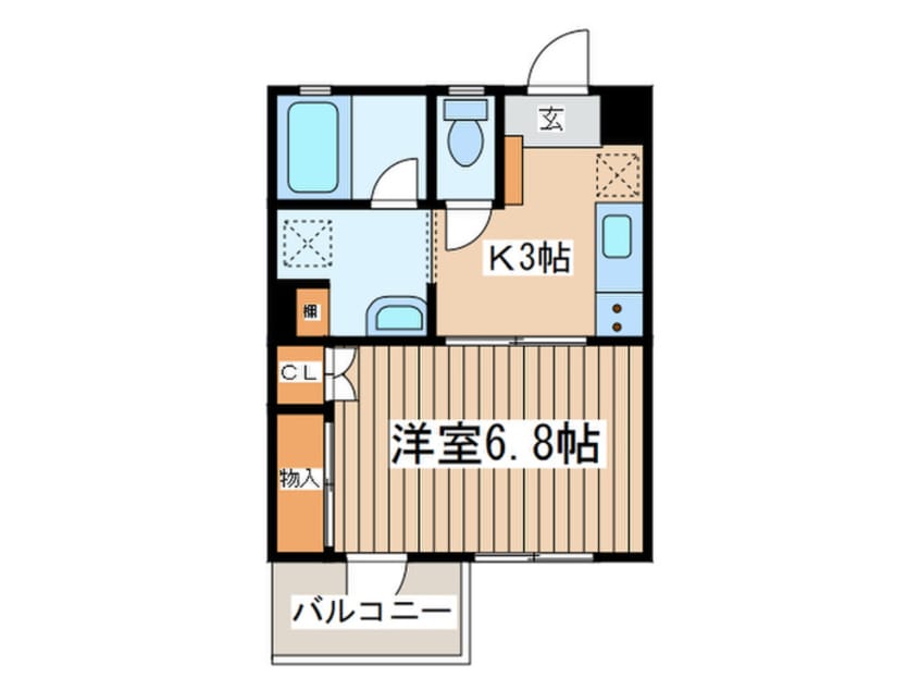 間取図 クリビア湘南