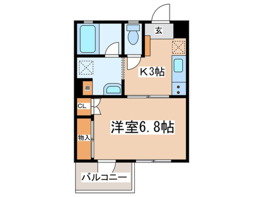 間取図 クリビア湘南