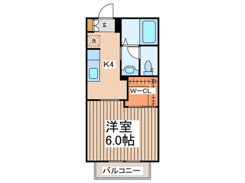 間取図 ウハラハイツＣ