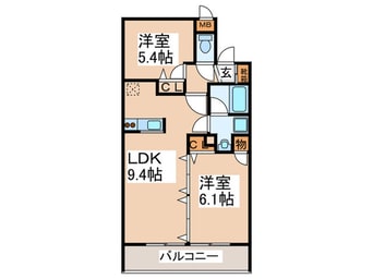 間取図 サブリナ