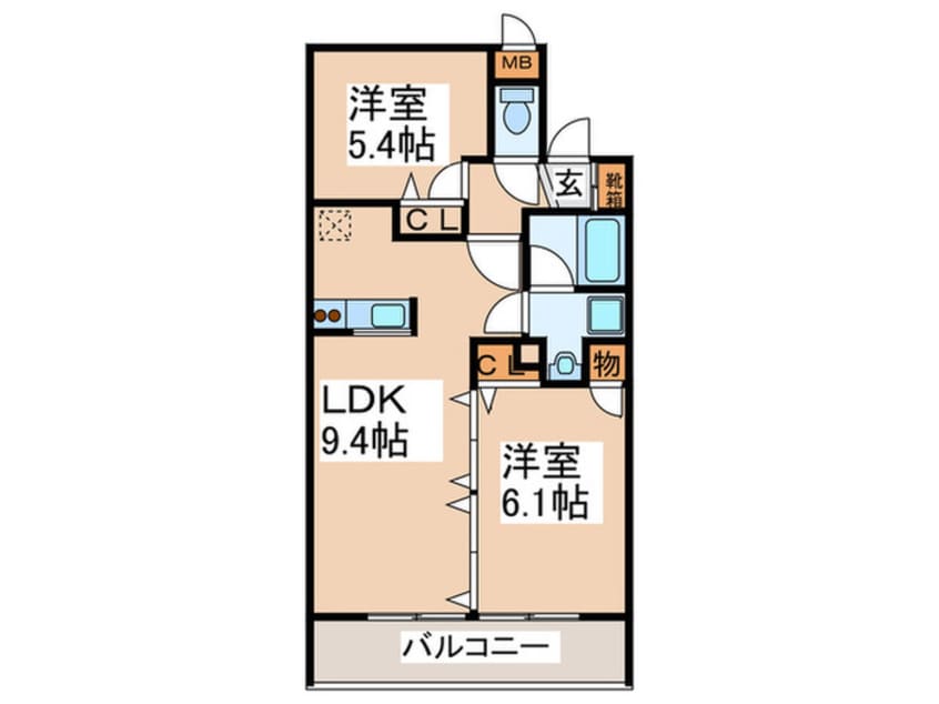 間取図 サブリナ