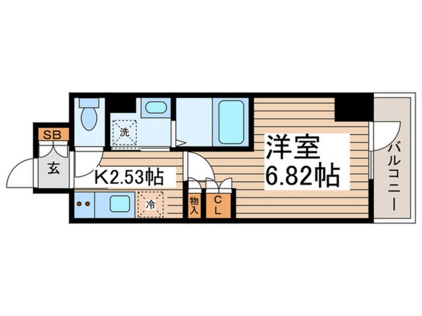 間取図 ホウエイコート秋葉原