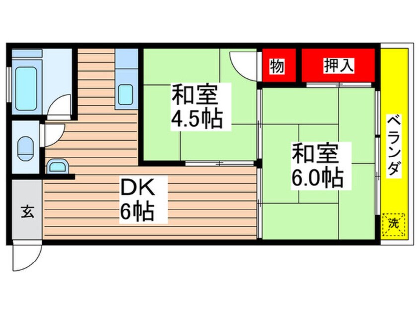 間取図 藤コ－ポ