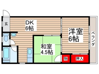 間取図 藤コ－ポ