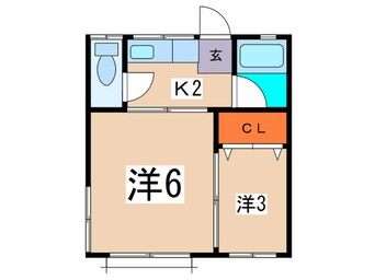 間取図 青葉荘