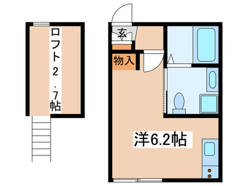 間取図 ロフティ横須賀