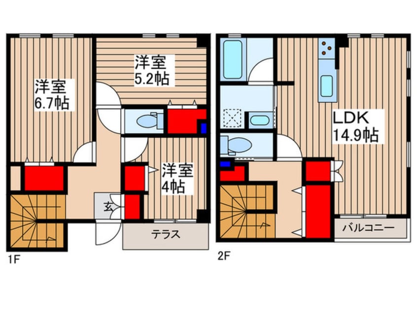 間取図 カスターニエ