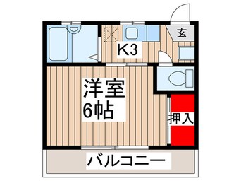 間取図 サンシャルム津田沼